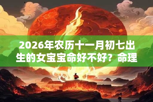2026年农历十一月初七出生的女宝宝命好不好?命理详解 2026年农历十一月初七出生的女宝宝命好不好?命理详解
