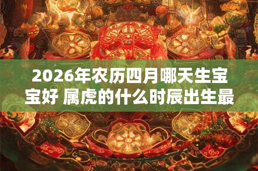 2026年农历四月哪天生宝宝好 属虎的什么时辰出生最好 2026年农历四月哪天生宝宝好 属虎的什么时辰出生最好