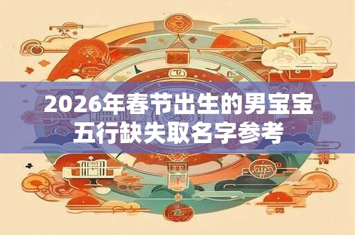 2026年春节出生的男宝宝五行缺失取名字参考