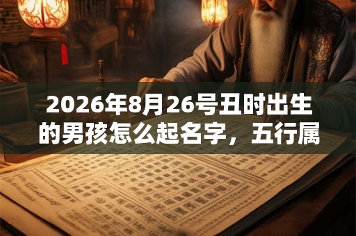 2026年8月26号丑时出生的男孩怎么起名字,五行属什么 2026年8月26号丑时出生的男孩怎么起名字,五行属什么