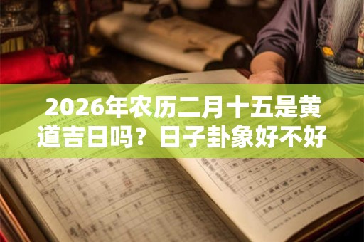 2026年农历二月十五是黄道吉日吗?日子卦象好不好? 2026年农历二月十五是黄道吉日吗?日子卦象好不好?
