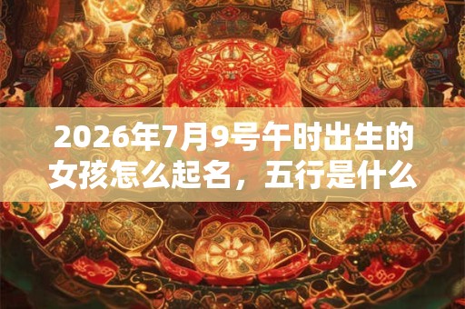 2026年7月9号午时出生的女孩怎么起名,五行是什么? 2026年7月9号午时出生的女孩怎么起名,五行是什么?