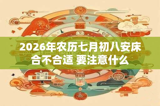 2026年农历七月初八安床合不合适 要注意什么 2026年农历七月初八安床合不合适 要注意什么