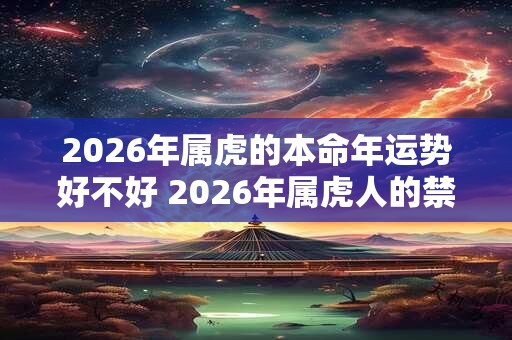 2026年属虎的本命年运势好不好 2026年属虎人的禁忌颜色 2026年属虎的本命年运势好不好 2026年属虎人的禁忌颜色