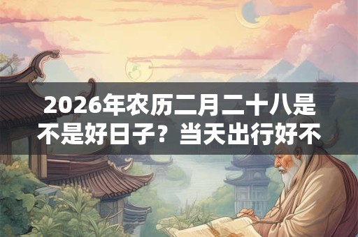 2026年农历二月二十八是不是好日子？当天出行好不好？