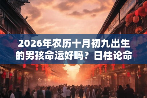 2026年农历十月初九出生的男孩命运好吗？日柱论命好吗？