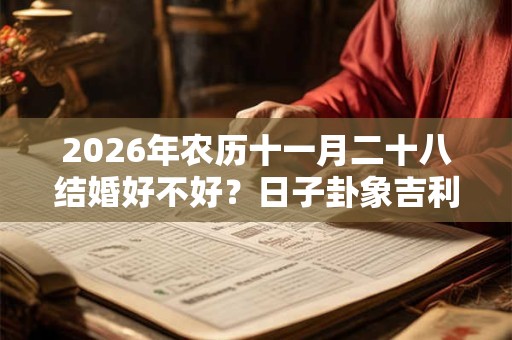2026年农历十一月二十八结婚好不好?日子卦象吉利吗? 2026年农历十一月二十八结婚好不好?日子卦象吉利吗?