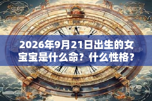 2026年9月21日出生的女宝宝是什么命？什么性格？