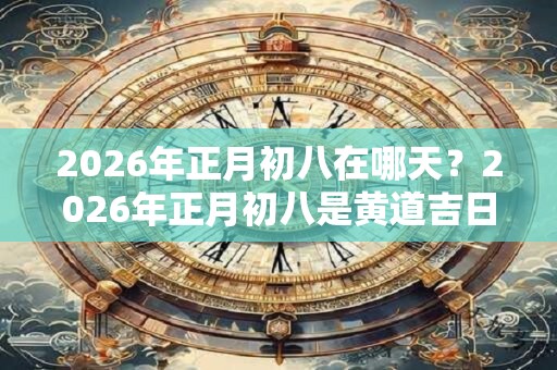 2026年正月初八在哪天？2026年正月初八是黄道吉日吗？