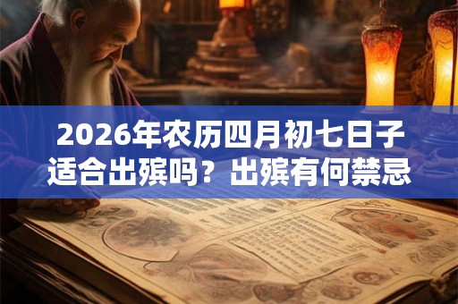 2026年农历四月初七日子适合出殡吗？出殡有何禁忌？