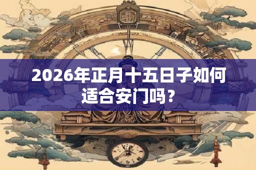2026年正月十五日子如何适合安门吗? 2026年正月十五日子如何适合安门吗?