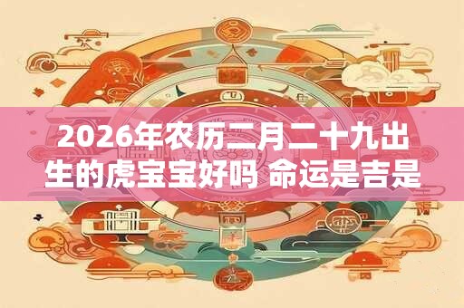 2026年农历二月二十九出生的虎宝宝好吗 命运是吉是凶 2026年农历二月二十九出生的虎宝宝好吗 命运是吉是凶