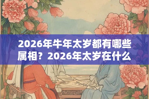 2026年牛年太岁都有哪些属相?2026年太岁在什么方位? 2026年牛年太岁都有哪些属相?2026年太岁在什么方位?