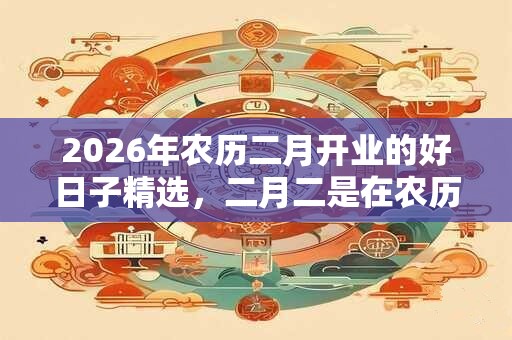 2026年农历二月开业的好日子精选，二月二是在农历二月吗？