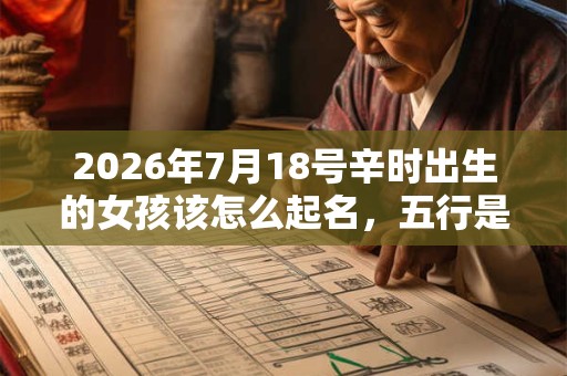 2026年7月18号辛时出生的女孩该怎么起名,五行是什么? 2026年7月18号辛时出生的女孩该怎么起名,五行是什么?