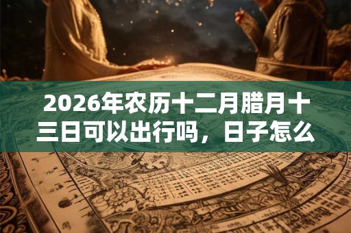 2026年农历十二月腊月十三日可以出行吗,日子怎么样? 2026年农历十二月腊月十三日可以出行吗,日子怎么样?