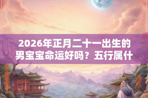 2026年正月二十一出生的男宝宝命运好吗？五行属什么