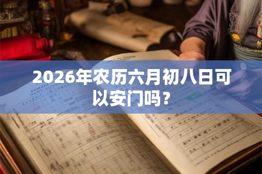 2026年农历六月初八日可以安门吗? 2026年农历六月初八日可以安门吗?