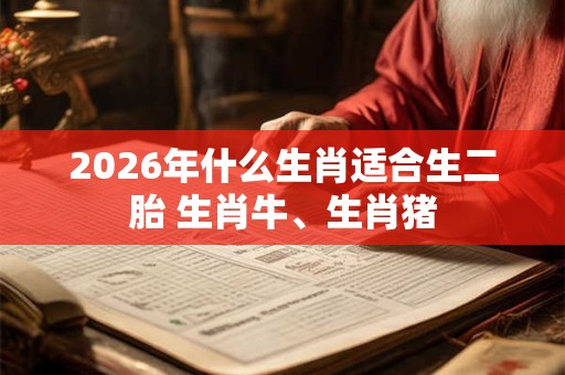 2026年什么生肖适合生二胎 生肖牛、生肖猪