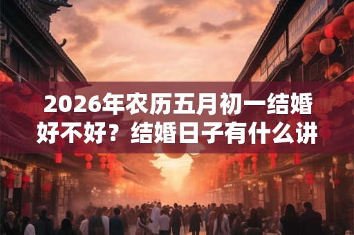 2026年农历五月初一结婚好不好?结婚日子有什么讲究? 2026年农历五月初一结婚好不好?结婚日子有什么讲究?