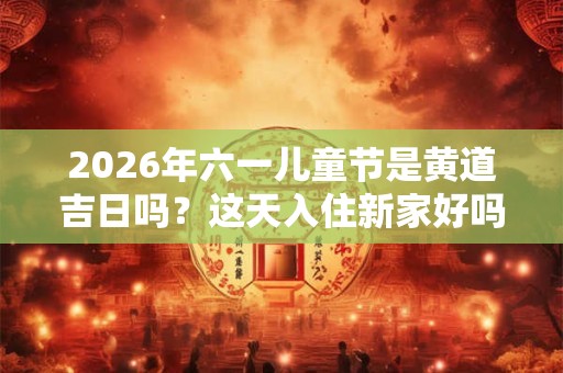 2026年六一儿童节是黄道吉日吗？这天入住新家好吗？