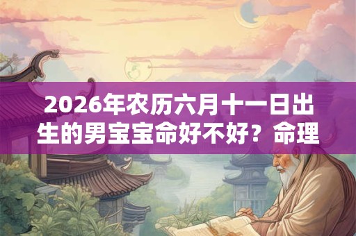2026年农历六月十一日出生的男宝宝命好不好？命理详解