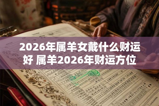 2026年属羊女戴什么财运好 属羊2026年财运方位 2026年属羊女戴什么财运好 属羊2026年财运方位