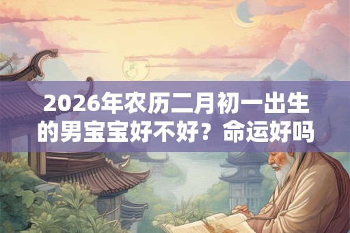 2026年农历二月初一出生的男宝宝好不好？命运好吗？