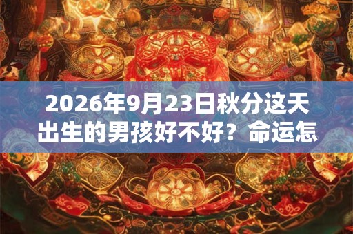 2026年9月23日秋分这天出生的男孩好不好?命运怎么样? 2026年9月23日秋分这天出生的男孩好不好?命运怎么样?