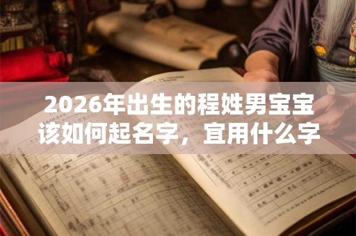 2026年出生的程姓男宝宝该如何起名字，宜用什么字。