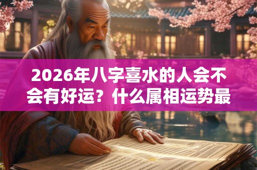 2026年八字喜水的人会不会有好运？什么属相运势最佳？