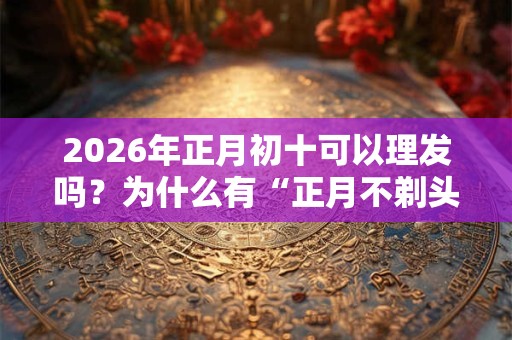 2026年正月初十可以理发吗？为什么有“正月不剃头”说法