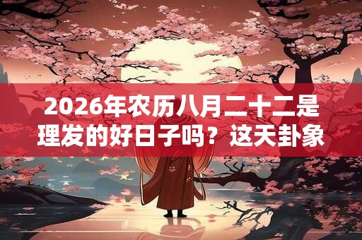 2026年农历八月二十二是理发的好日子吗？这天卦象好不好？