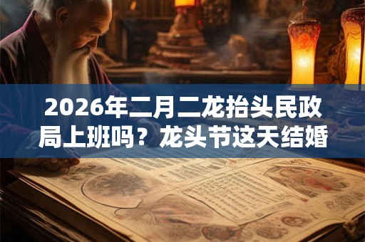 2026年二月二龙抬头民政局上班吗？龙头节这天结婚吉利吗？