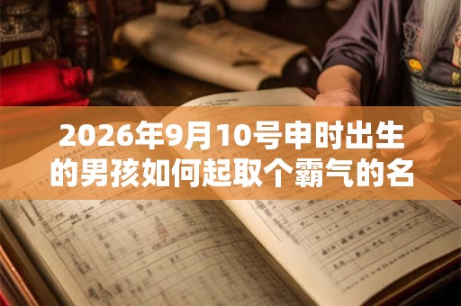 2026年9月10号申时出生的男孩如何起取个霸气的名字和五行属性