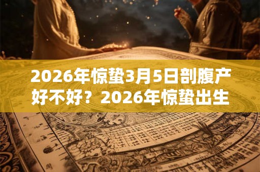 2026年惊蛰3月5日剖腹产好不好?2026年惊蛰出生好不好? 2026年惊蛰3月5日剖腹产好不好?2026年惊蛰出生好不好?