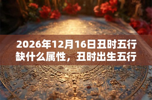 2026年12月16日丑时五行缺什么属性,丑时出生五行缺什么 2026年12月16日丑时五行缺什么属性,丑时出生五行缺什么