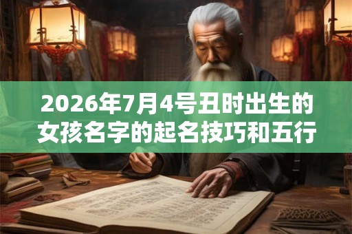 2026年7月4号丑时出生的女孩名字的起名技巧和五行八字