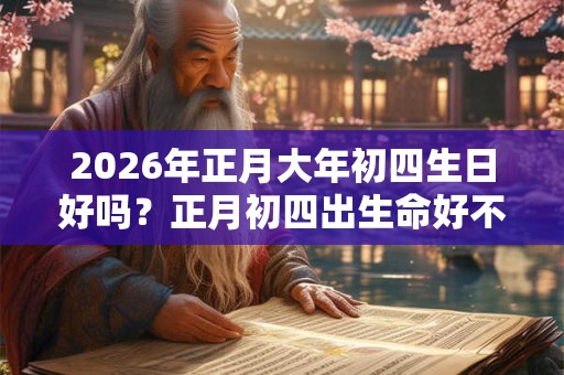 2026年正月大年初四生日好吗?正月初四出生命好不好? 2026年正月大年初四生日好吗?正月初四出生命好不好?