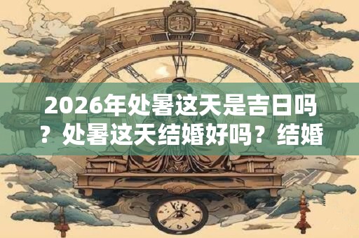 2026年处暑这天是吉日吗?处暑这天结婚好吗?结婚有什么禁忌吗? 2026年处暑这天是吉日吗?处暑这天结婚好吗?结婚有什么禁忌吗?