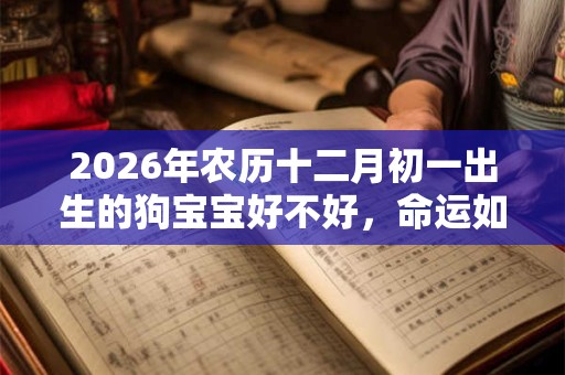 2026年农历十二月初一出生的狗宝宝好不好,命运如何? 2026年农历十二月初一出生的狗宝宝好不好,命运如何?