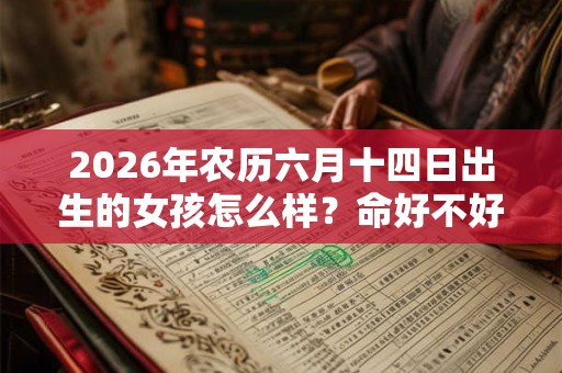2026年农历六月十四日出生的女孩怎么样？命好不好？