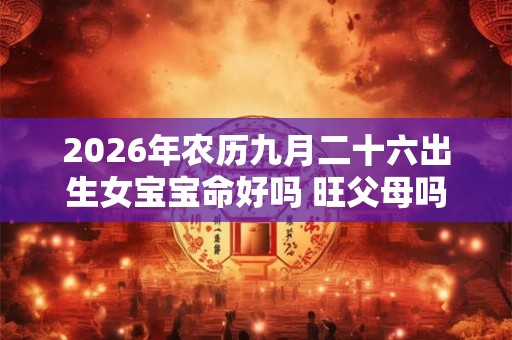 2026年农历九月二十六出生女宝宝命好吗 旺父母吗