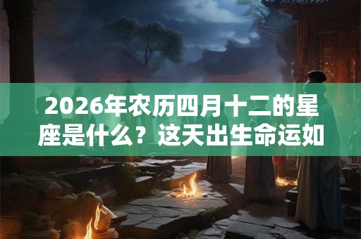 2026年农历四月十二的星座是什么？这天出生命运如何？