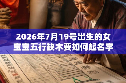 2026年7月19号出生的女宝宝五行缺木要如何起名字 2026年7月19号出生的女宝宝五行缺木要如何起名字