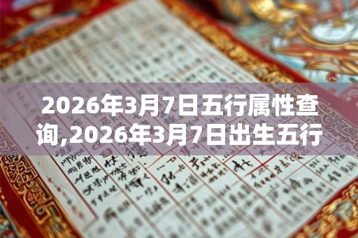 2026年3月7日五行属性查询,2026年3月7日出生五行属什么 2026年3月7日五行属性查询,2026年3月7日出生五行属什么