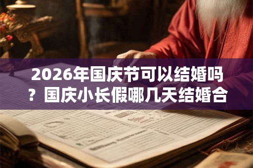 2026年国庆节可以结婚吗?国庆小长假哪几天结婚合适? 2026年国庆节可以结婚吗?国庆小长假哪几天结婚合适?