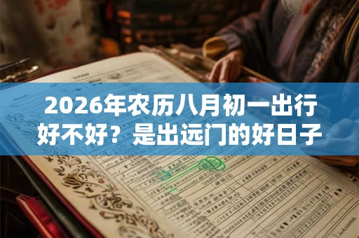 2026年农历八月初一出行好不好？是出远门的好日子吗？