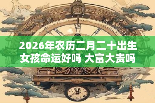 2026年农历二月二十出生女孩命运好吗 大富大贵吗 2026年农历二月二十出生女孩命运好吗 大富大贵吗