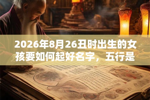 2026年8月26丑时出生的女孩要如何起好名字,五行是什么 2026年8月26丑时出生的女孩要如何起好名字,五行是什么